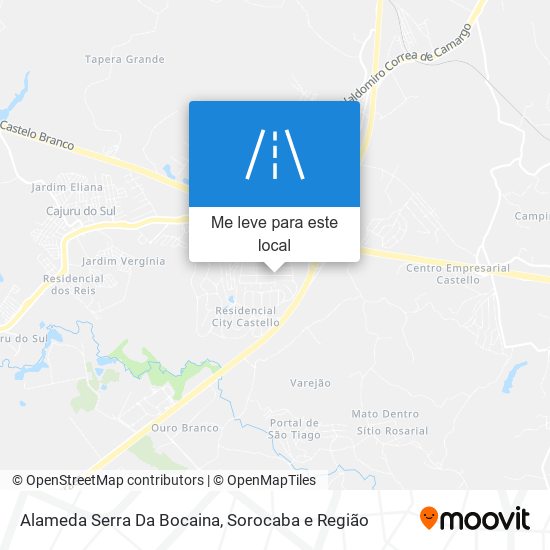 Alameda Serra Da Bocaina mapa