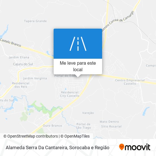 Alameda Serra Da Cantareira mapa