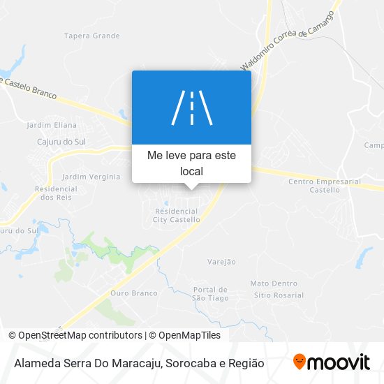 Alameda Serra Do Maracaju mapa