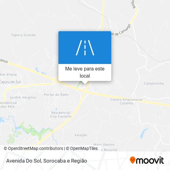 Avenida Do Sol mapa