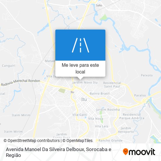 Avenida Manoel Da Silveira Delboux mapa