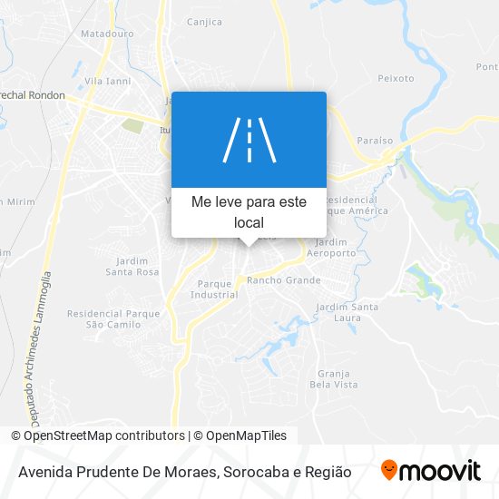 Avenida Prudente De Moraes mapa