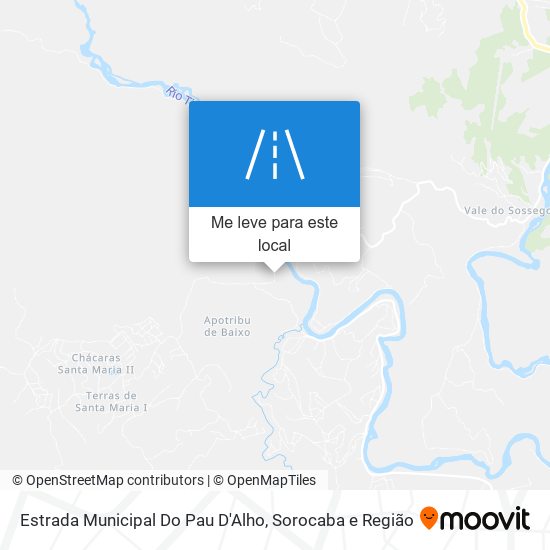 Estrada Municipal Do Pau D'Alho mapa