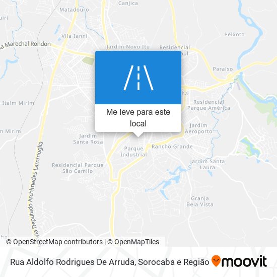 Rua Aldolfo Rodrigues De Arruda mapa