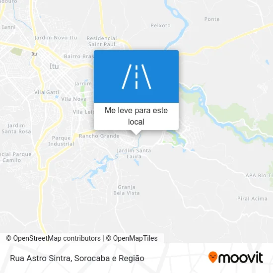 Rua Astro Sintra mapa