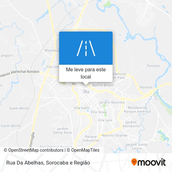 Rua Da Abelhas mapa