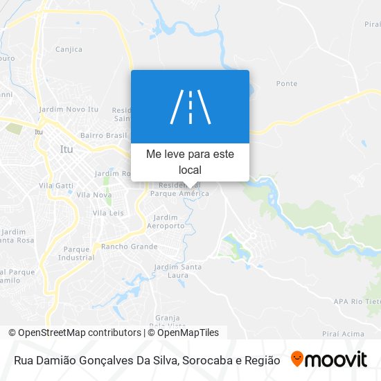 Rua Damião Gonçalves Da Silva mapa