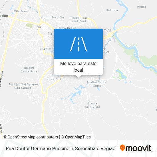 Rua Doutor Germano Puccinelli mapa
