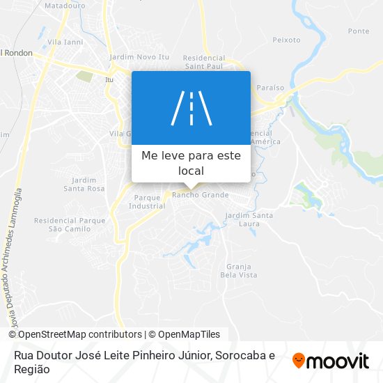 Rua Doutor José Leite Pinheiro Júnior mapa