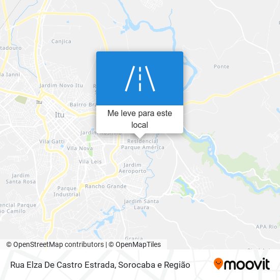 Rua Elza De Castro Estrada mapa