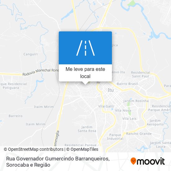 Rua Governador Gumercindo Barranqueiros mapa