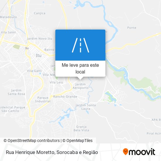 Rua Henrique Moretto mapa