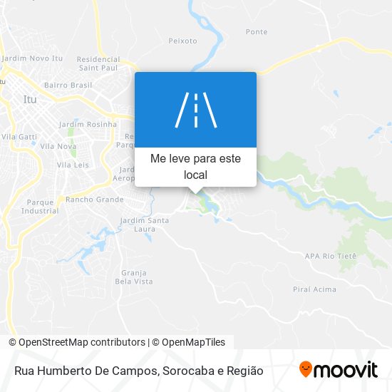 Rua Humberto De Campos mapa