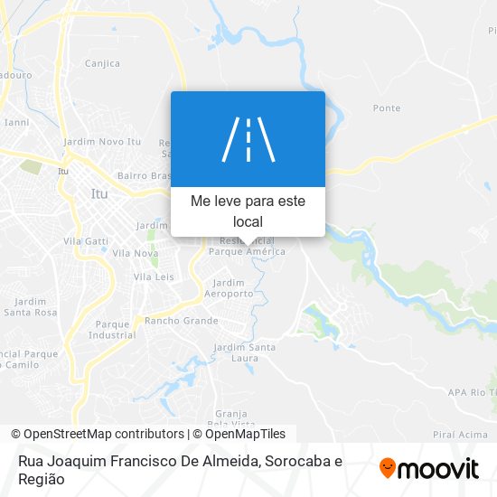 Rua Joaquim Francisco De Almeida mapa