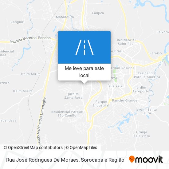 Rua José Rodrigues De Moraes mapa