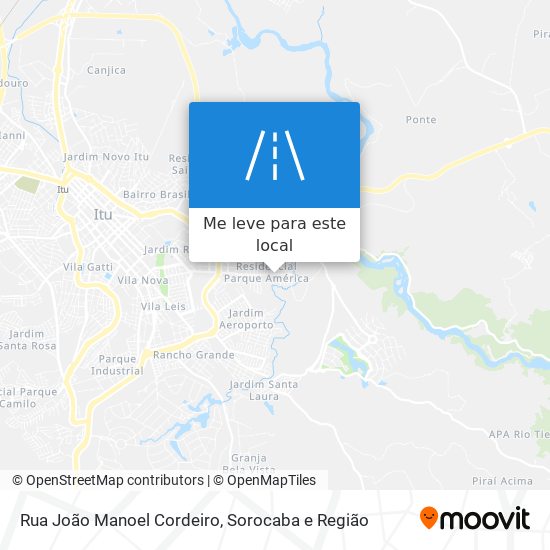 Rua João Manoel Cordeiro mapa