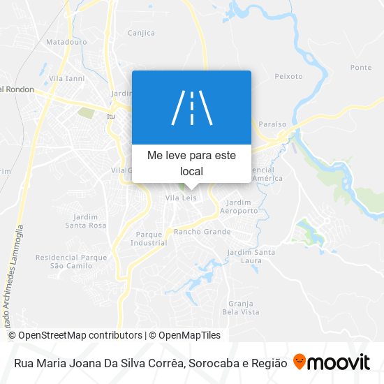 Rua Maria Joana Da Silva Corrêa mapa