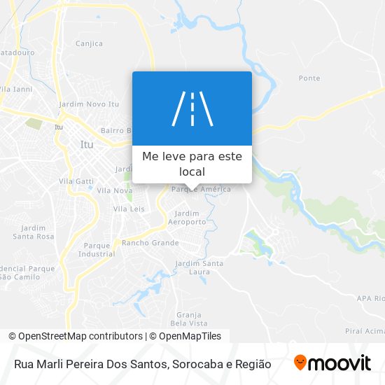 Rua Marli Pereira Dos Santos mapa