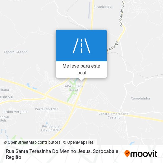 Rua Santa Teresinha Do Menino Jesus mapa