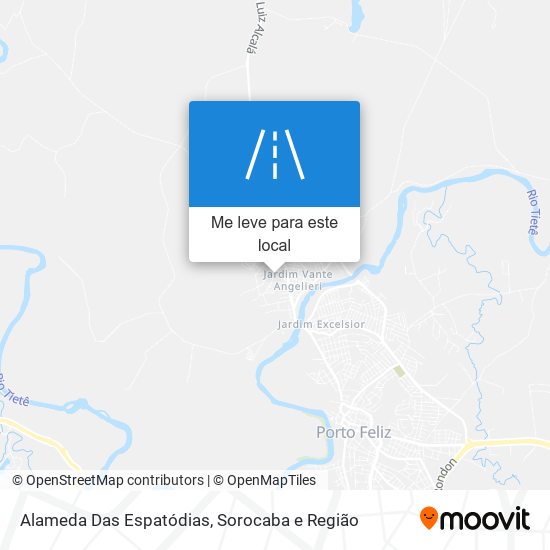 Alameda Das Espatódias mapa