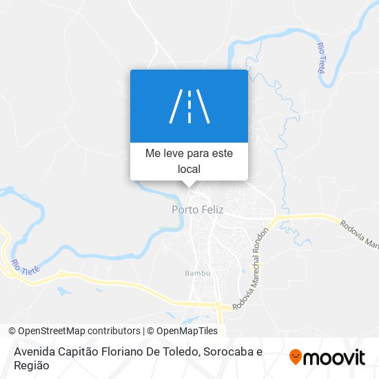 Avenida Capitão Floriano De Toledo mapa