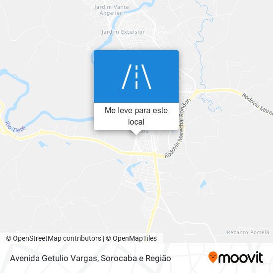 Avenida Getulio Vargas mapa