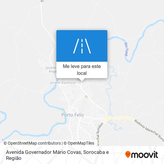 Avenida Governador Mário Covas mapa