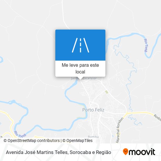 Avenida José Martins Telles mapa