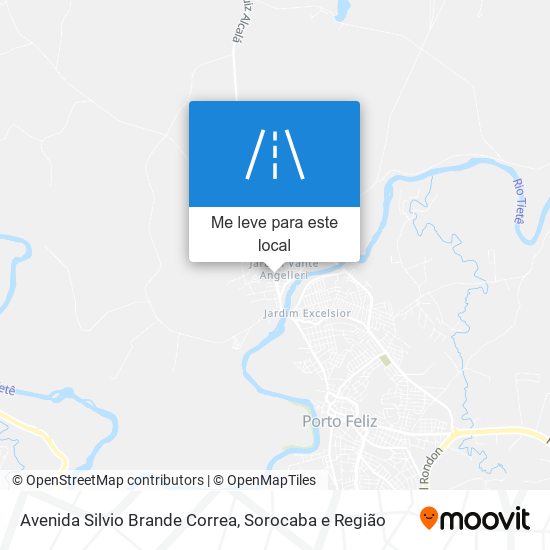 Avenida Silvio Brande Correa mapa