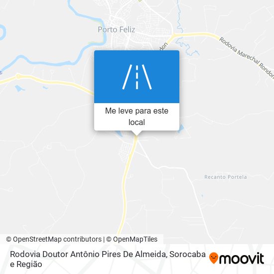 Rodovia Doutor Antônio Pires De Almeida mapa