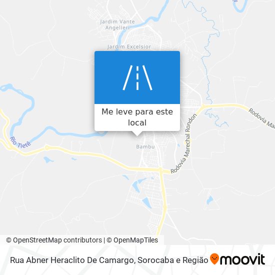 Rua Abner Heraclito De Camargo mapa