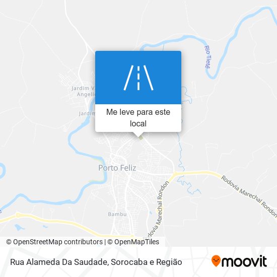 Rua Alameda Da Saudade mapa