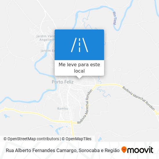 Rua Alberto Fernandes Camargo mapa