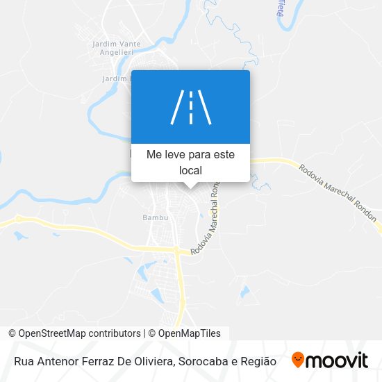 Rua Antenor Ferraz De Oliviera mapa