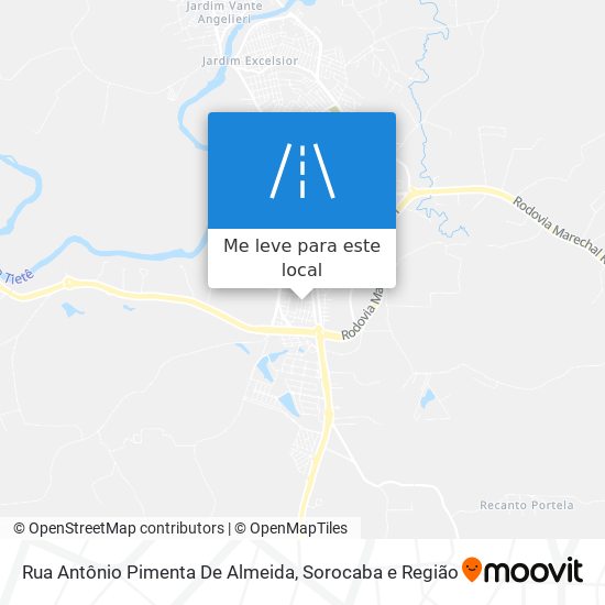 Rua Antônio Pimenta De Almeida mapa