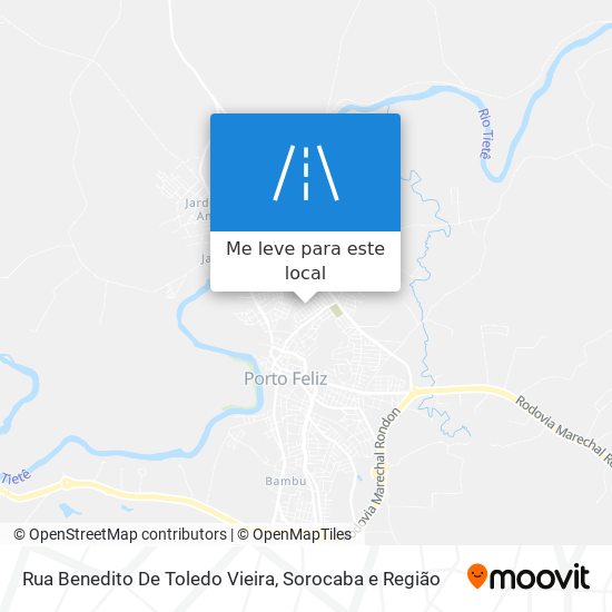 Rua Benedito De Toledo Vieira mapa