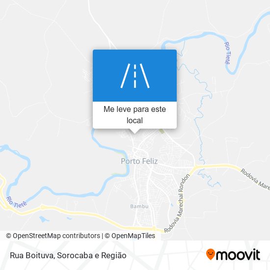 Rua Boituva mapa