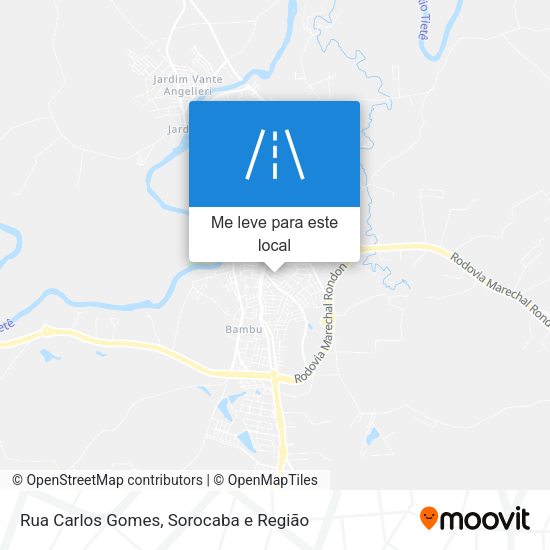 Rua Carlos Gomes mapa