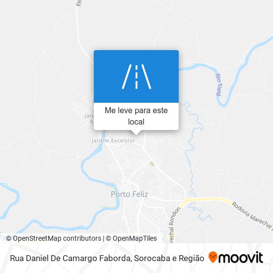 Rua Daniel De Camargo Faborda mapa