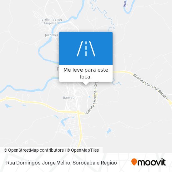 Rua Domingos Jorge Velho mapa