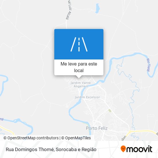Rua Domingos Thomé mapa
