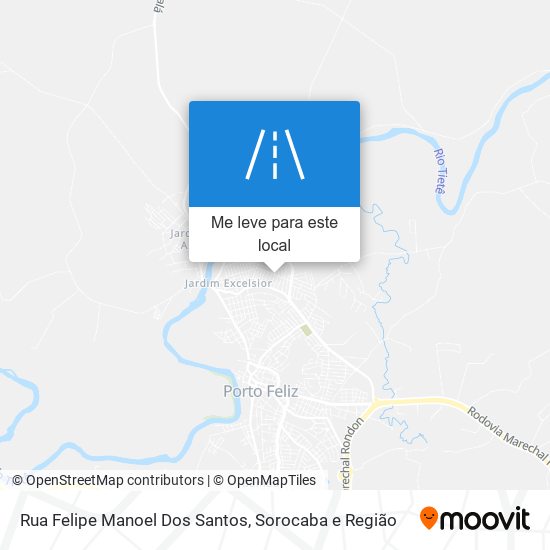 Rua Felipe Manoel Dos Santos mapa