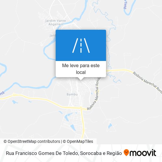 Rua Francisco Gomes De Toledo mapa