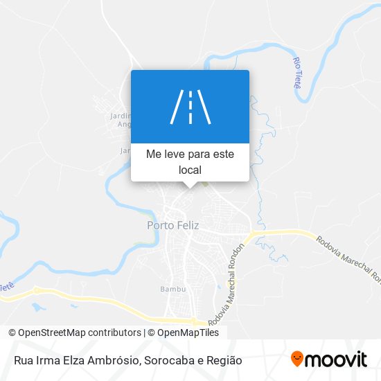 Rua Irma Elza Ambrósio mapa