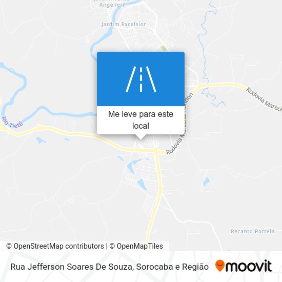 Rua Jefferson Soares De Souza mapa