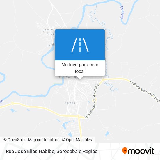 Rua José Elias Habibe mapa