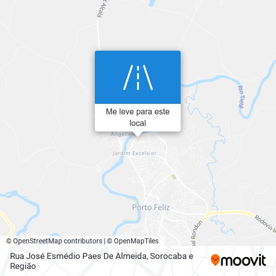 Rua José Esmédio Paes De Almeida mapa