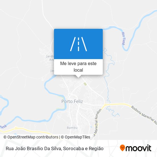 Rua João Brasílio Da Silva mapa