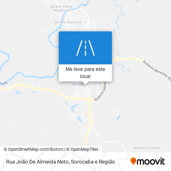 Rua João De Almeida Neto mapa