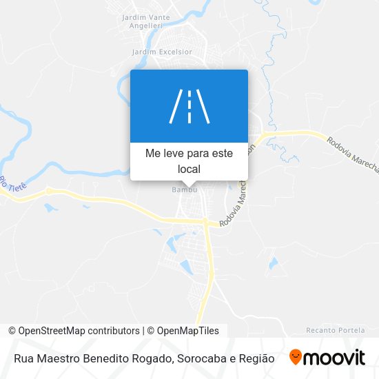 Rua Maestro Benedito Rogado mapa